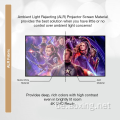 4K Utral Short Shrow Frame Projection Screen Benutzerdefinierte